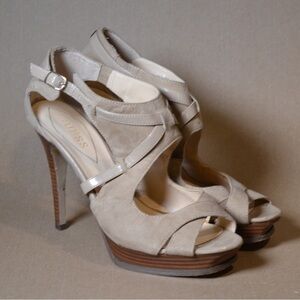guess women's ferry asymmetrical lucite clear dress sandals Guess | Shoes | New Guess Womens Ferry Asymmetrical Lucite Clear Dress  Sandals